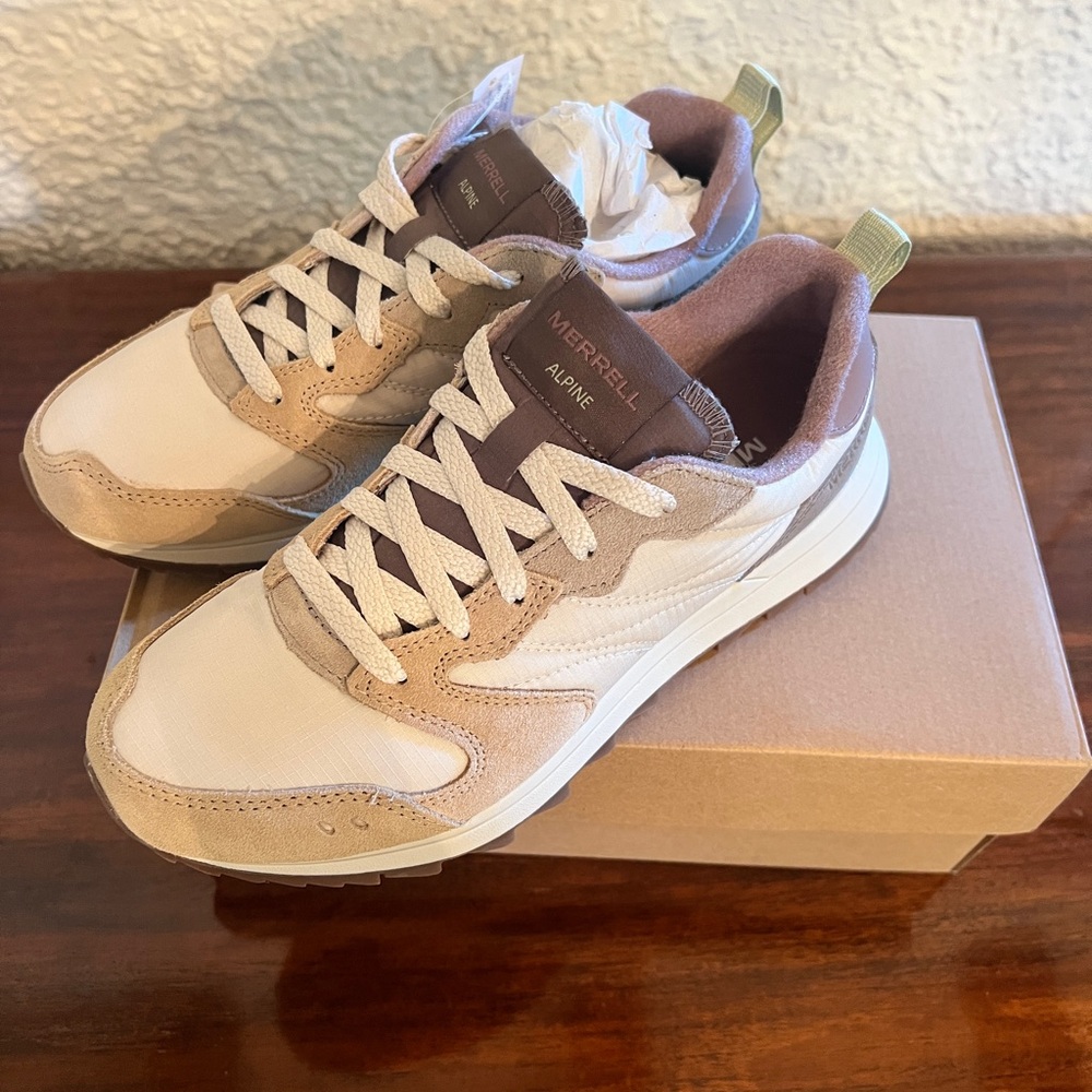 Merrell Alpine Sneakers in Camel Multi